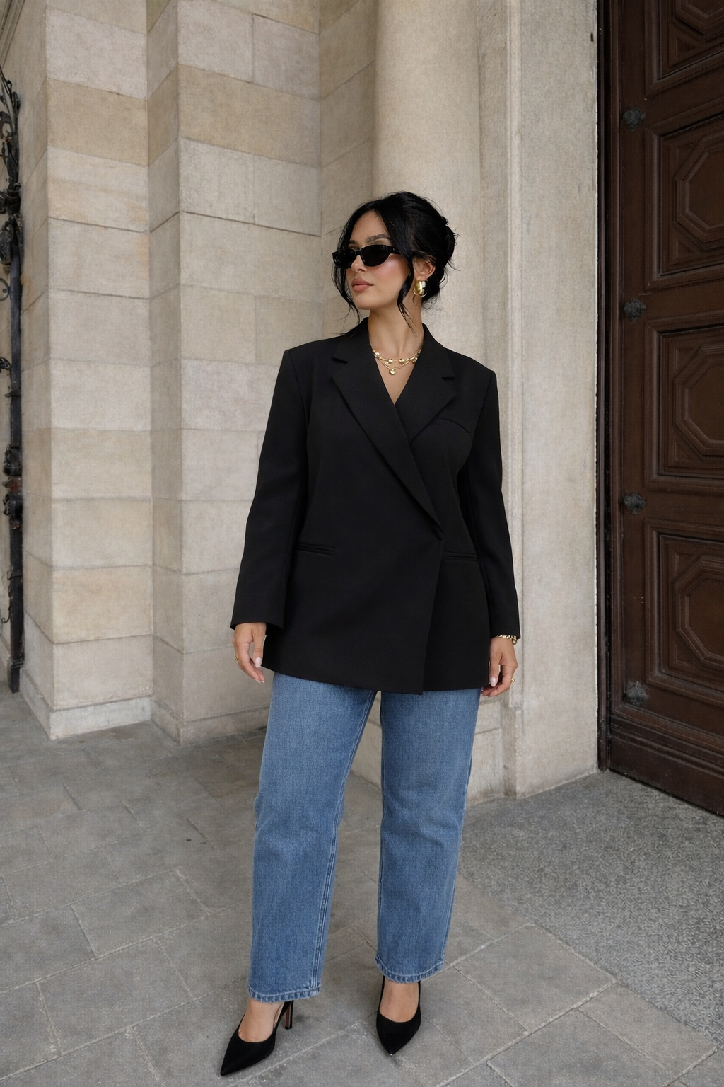 Blazer oversize - Noir