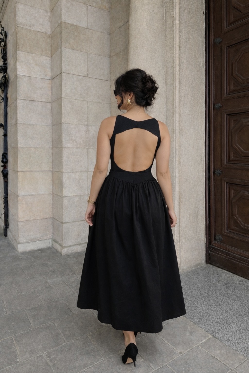 Robe dos nu - Noire  — 2